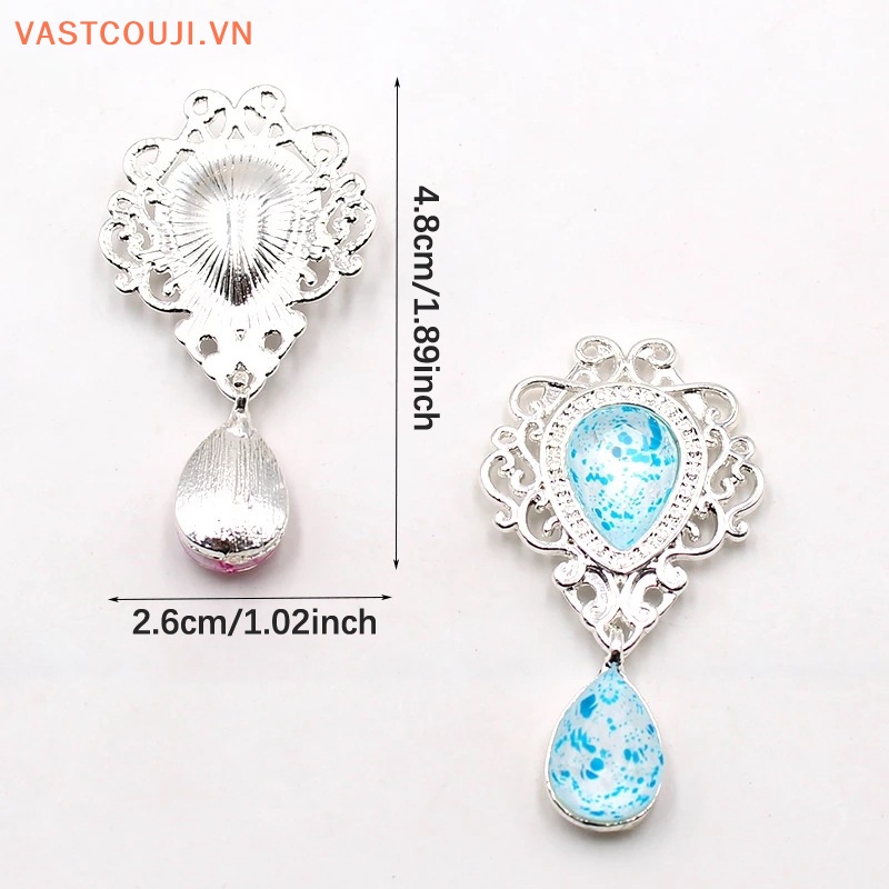 Ghim Cài Áo Bằng Bạc 48X26MM DIY