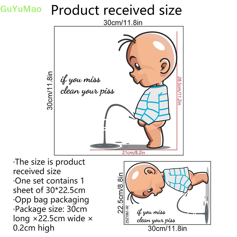 Miếng Dán Cảnh Báo Vui Nhộn Tự Dính Sáng Tạo Trang Trí Nắp Bồn Cầu