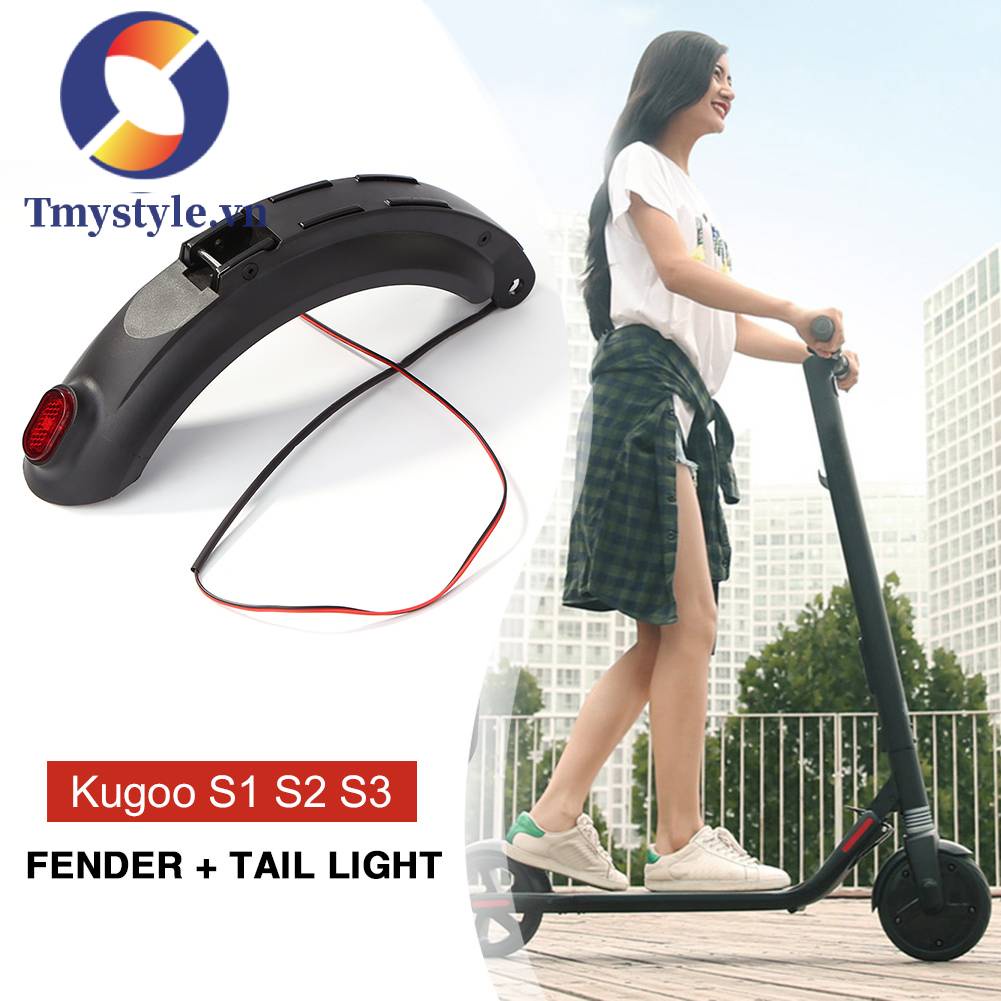 FENDER Dè Chắn Bùn + Đèn Đuôi Cho Xe Điện Kugoo S1 S2 S3