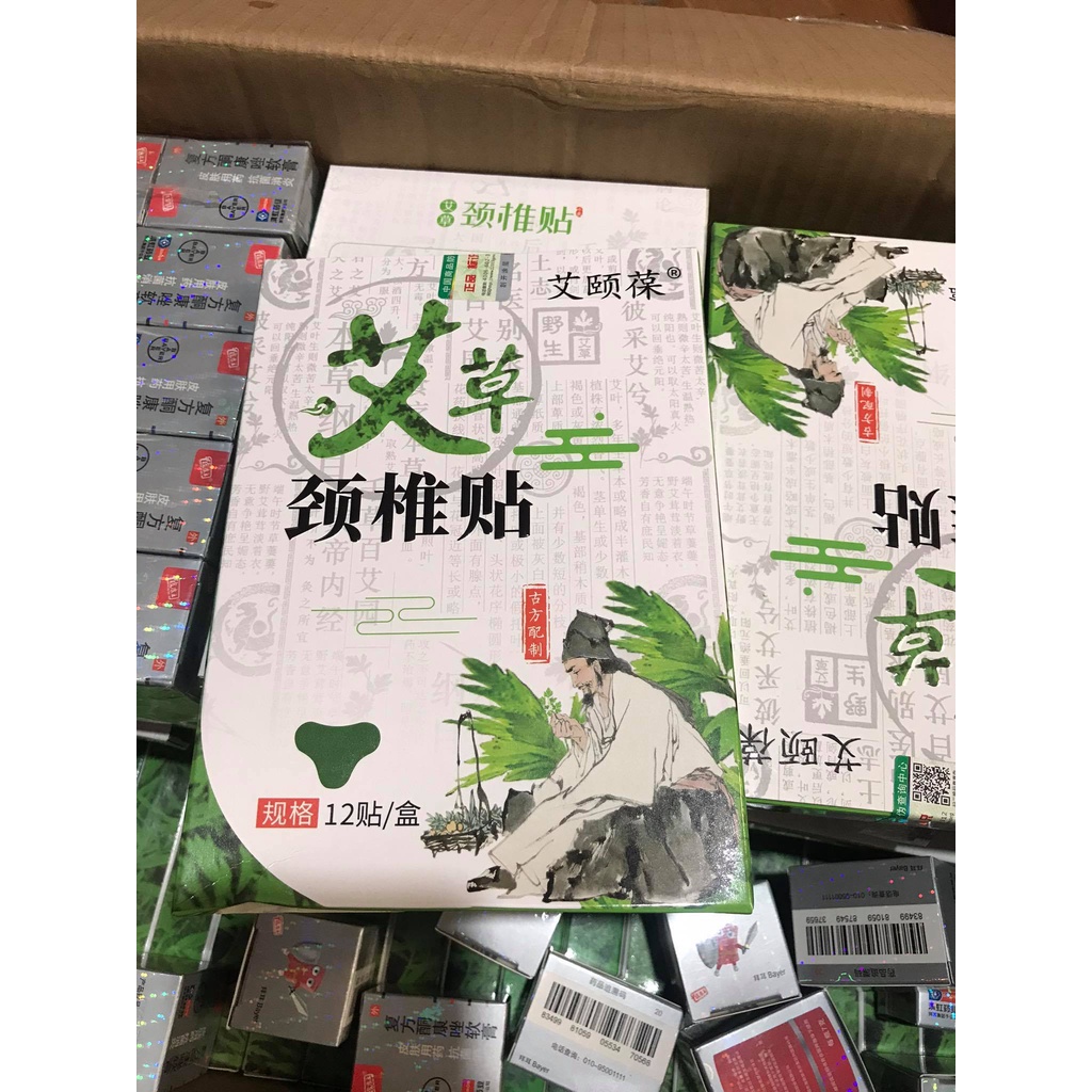 MIẾNG DÁN NGẢI CỨU ĐÔNG Y GIẢM ĐAU CỔ VAI GÁY -giadung0001 thtjutkjuk
