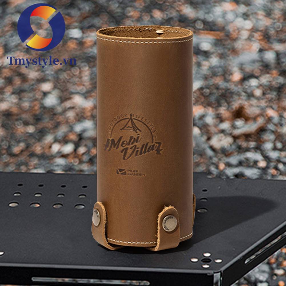 Vỏ Bọc Bình Gas Bằng Da Bò Bền Chống Bụi Cổ Điển Cho Hoạt Động Ngoài Trời