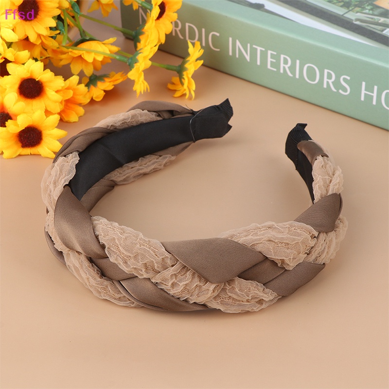 {Ffsd} Băng Đô Vải Sa Thạch Phối Ren Dành Cho Nữ Dự Tiệc Mua Sắm Phổ Biến * Bán Chạy