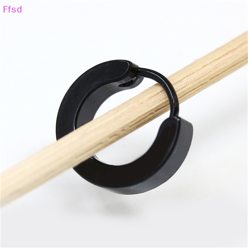 1 Đôi Bông Tai Tròn Bằng Thép Không Gỉ Thời Trang Dành Cho Nam Và Nữ