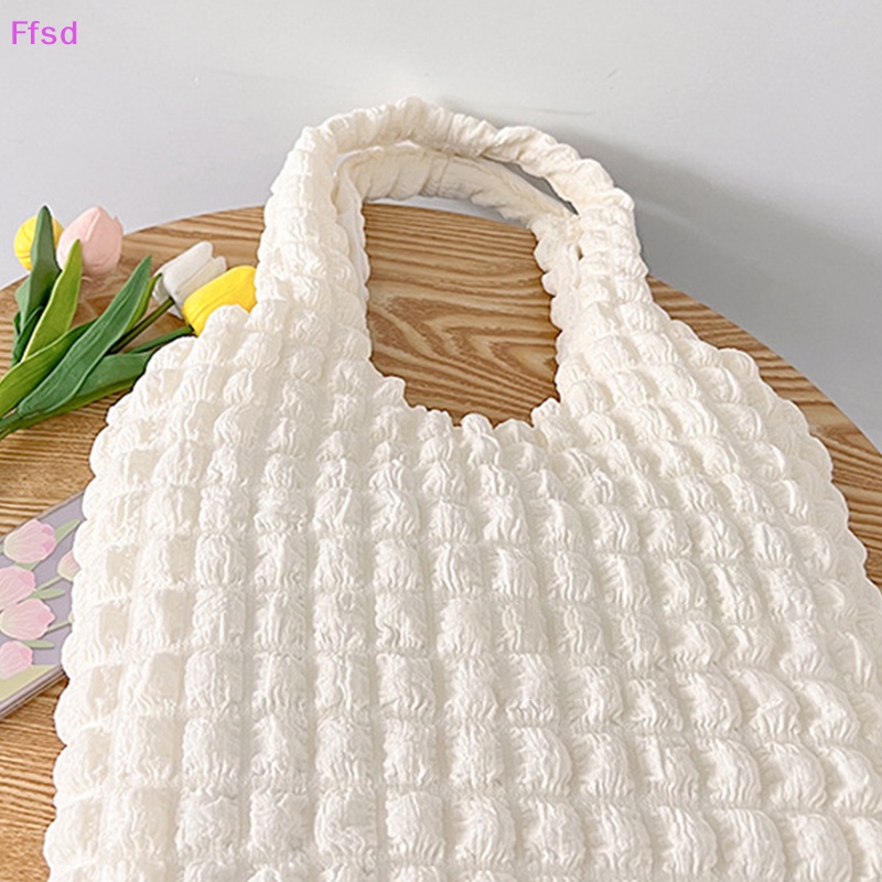 {Ffsd} Túi Xách Đeo Vai Chiffon Cỡ Lớn Kẻ Sọc Caro Trái Tim Phong Cách Hàn Quốc Ngọt Ngào Thời Trang Ngọt Ngào Cho Nữ Hàng Ngày * Bán Chạy