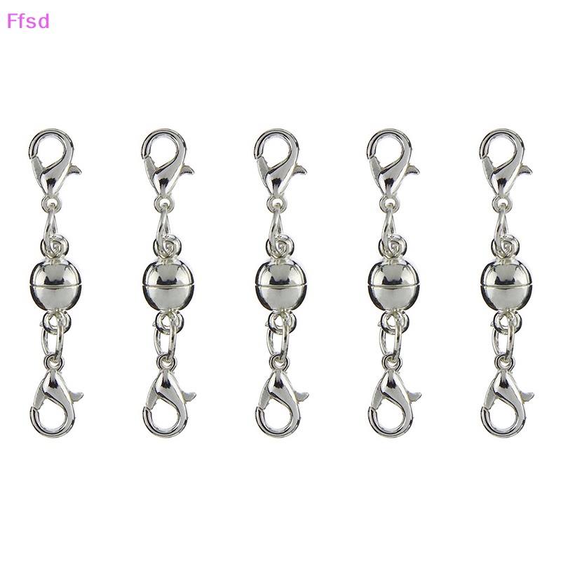 Bộ 20 Móc Khóa Nam Châm Màu Vàng / Bạc Làm Trang Sức DIY