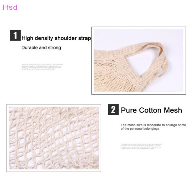 {Ffsd} Túi Mua Sắm Xách Tay Có Thể Tái Sử Dụng Với Tay Cầm Dài * Bán
