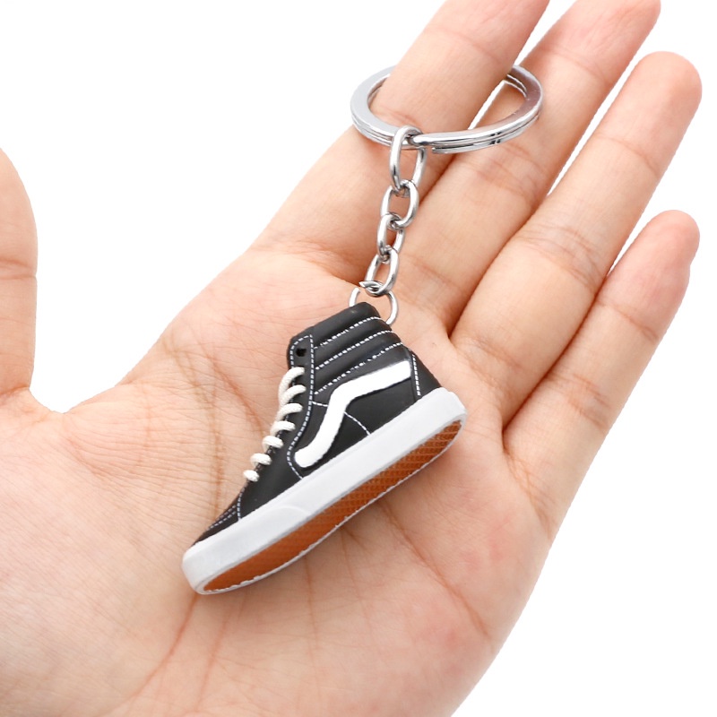 Vans Móc Khóa Hình Giày Sneaker 3D Phong Cách Vintage