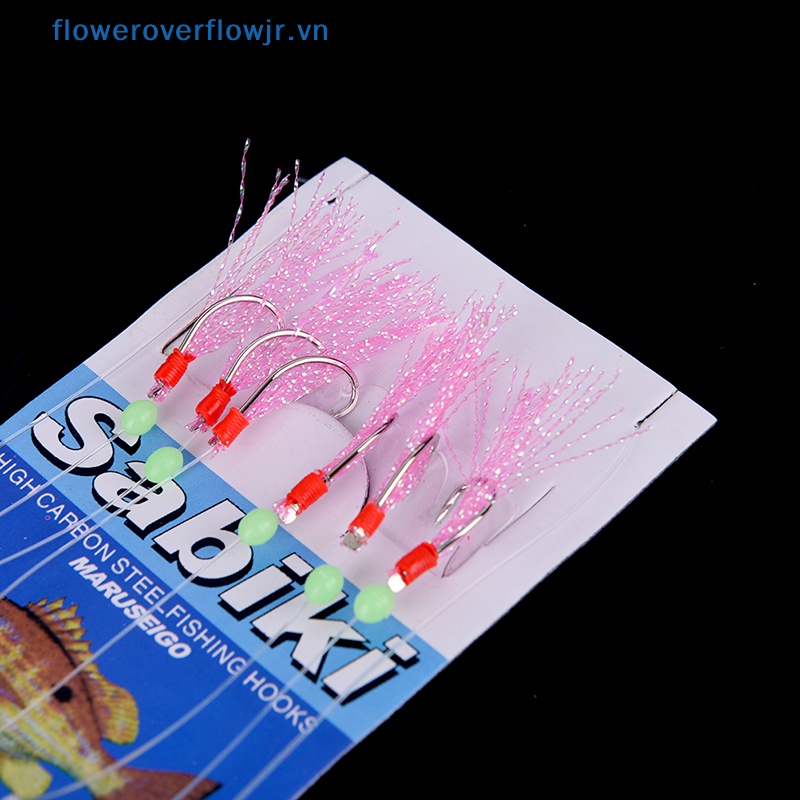 Bộ 6 Mồi Câu Cá Bằng Thép Carbon Phát Sáng Trong Tối Áo Khoác Thời Trang Trẻ Trung Cá Tính