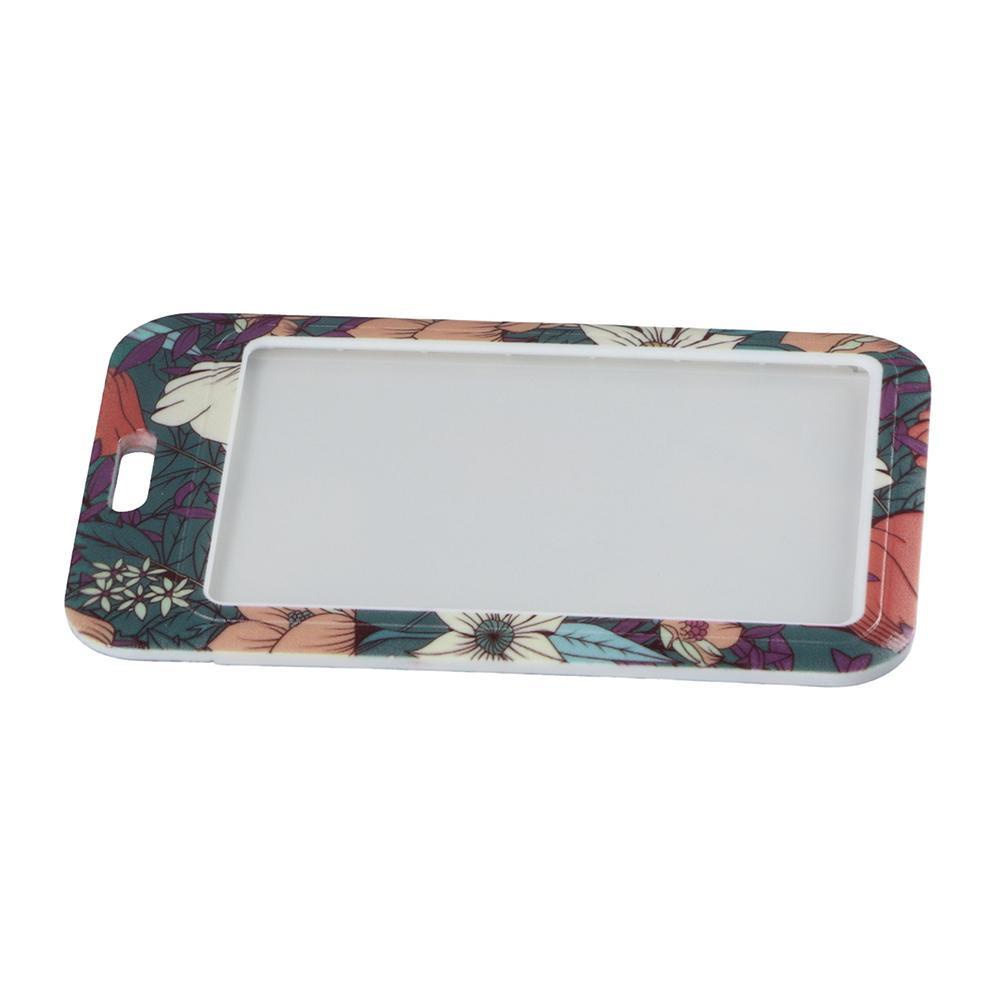 CHOOKEY Dây Kẹp Thẻ ID Bằng Kim Loại Hình Hoa Hồng Dễ Thương Cuộn Dây Huy Hiệu Dùng Trang Trí Văn Phòng