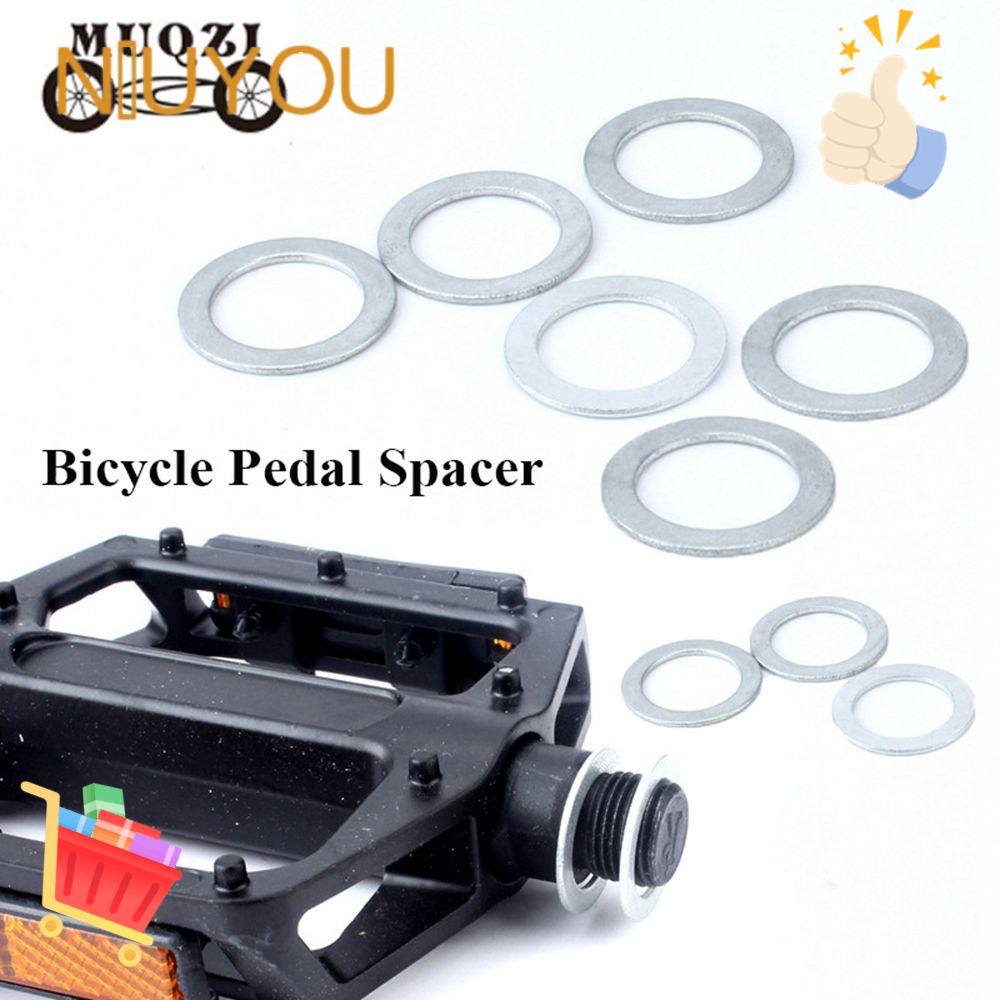 NIUYOU Set 4 / 8 / 12 Vòng Đệm Bàn Đạp Xe Đạp Kích Thước 22 * 15 * 1MM