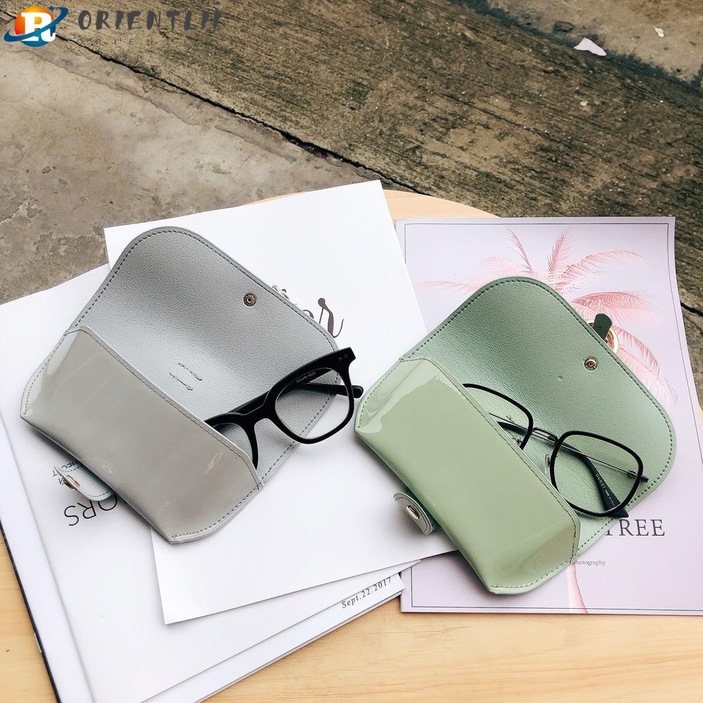 ORIENTLII Túi Đựng Mắt Kính Bằng Da PU Kèm Dây Đeo Thời Trang Cho Nam