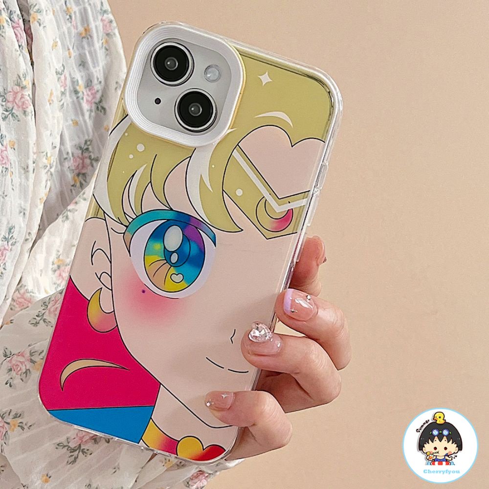 Ốp Điện Thoại TPU Mềm Chống Bụi Chống Rơi Hình Thủy Thủ Mặt Trăng Cho IPhone 14 13 12 11 Pro Max X XR 8 7 Plus