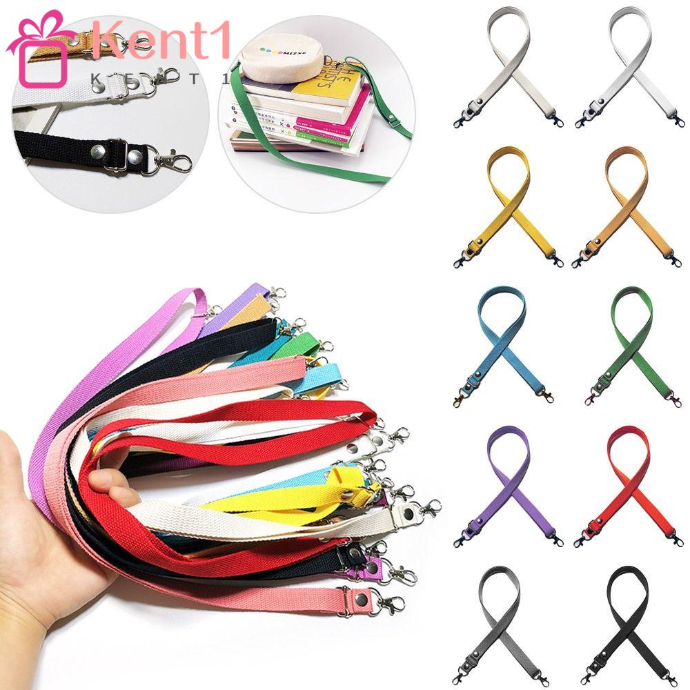 KENT1 Dây Đeo Túi Xách / Đeo Chéo 130cm Bằng Vải Bạt Gắn Đinh Tán Có Thể Điều Chỉnh Thời Trang Cho Nữ
