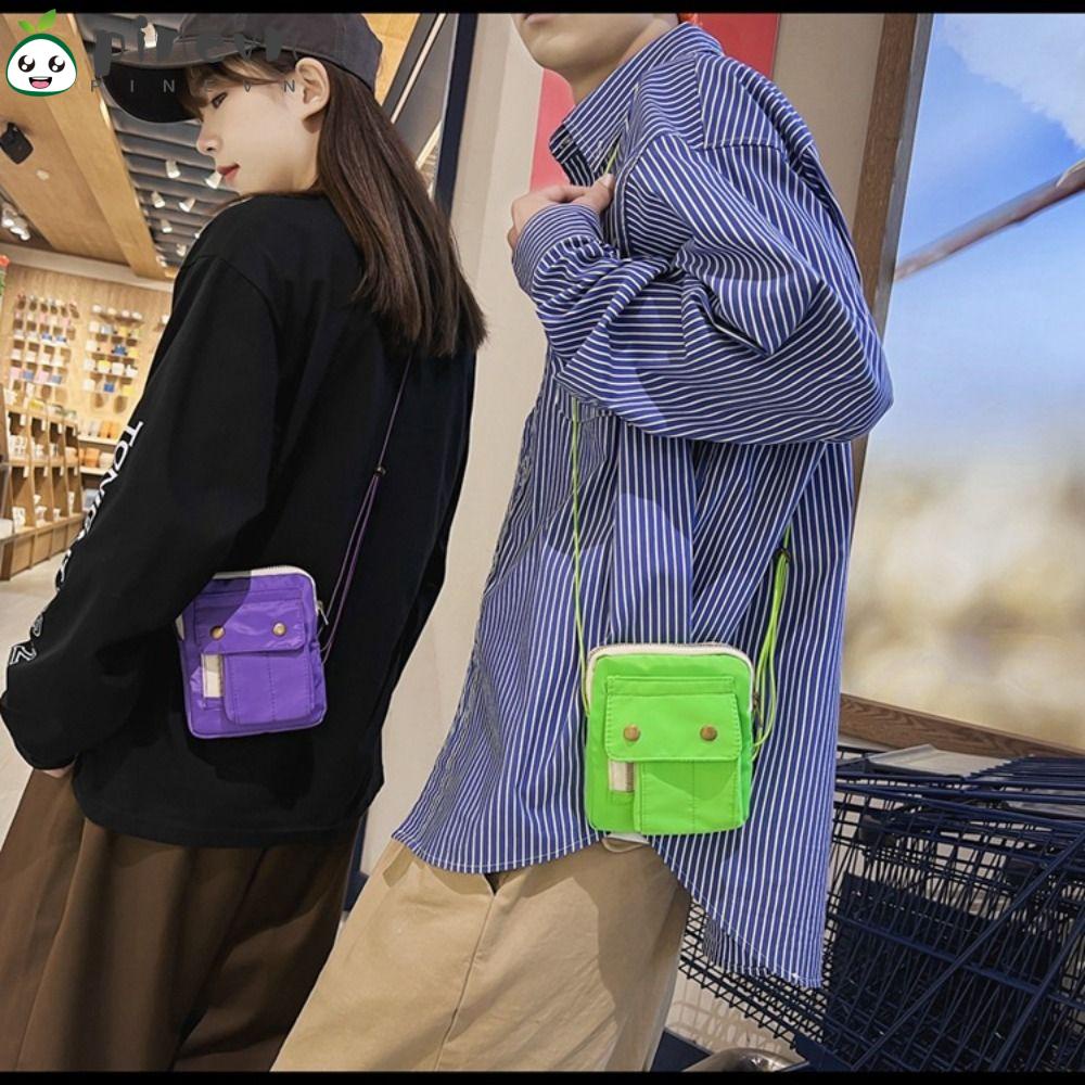 PINEVN Túi Xách Đeo Vai Thiết Kế Đặc Biệt Phong Cách Harajuku