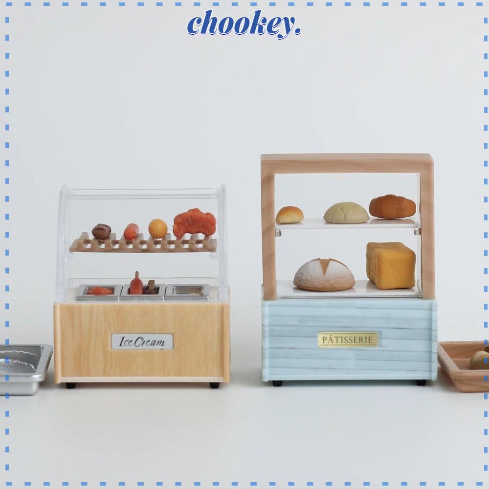 CHOOKEY Mô Hình Bánh Mì Trong Suốt Trang Trí Nhà Búp Bê