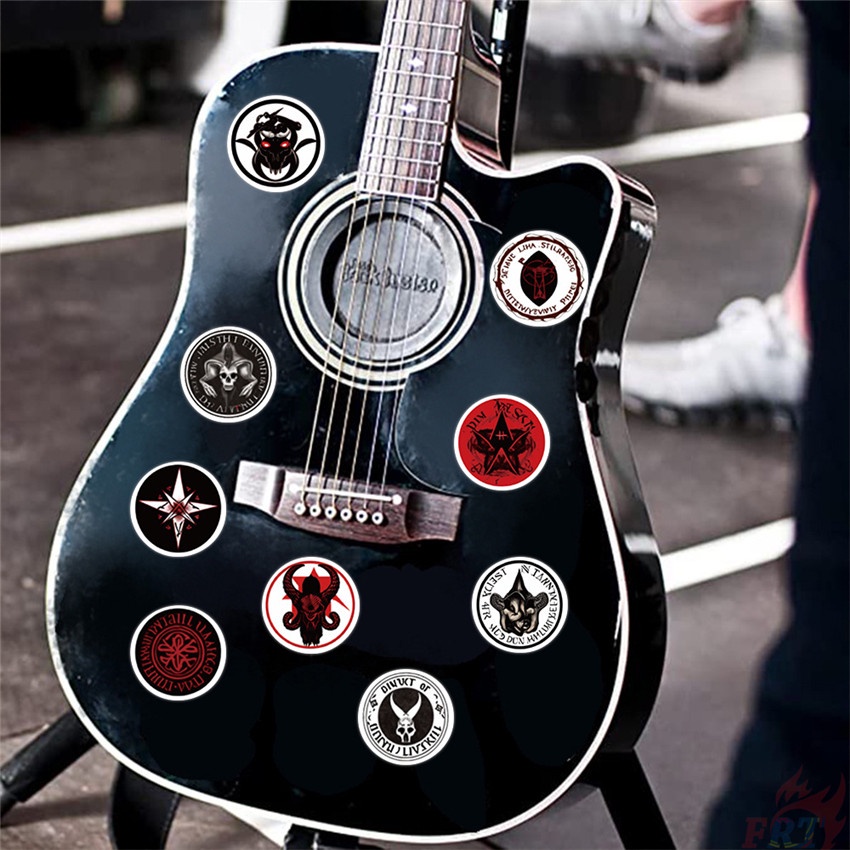 ❉ Set 01 Sticker Dán Trang Trí Hình Đầu Lâu Phong Cách Gothic ❉ Bộ 55 Sticker Chống Thấm Nước Họa Tiết Doodle Hợp Thời Trang
