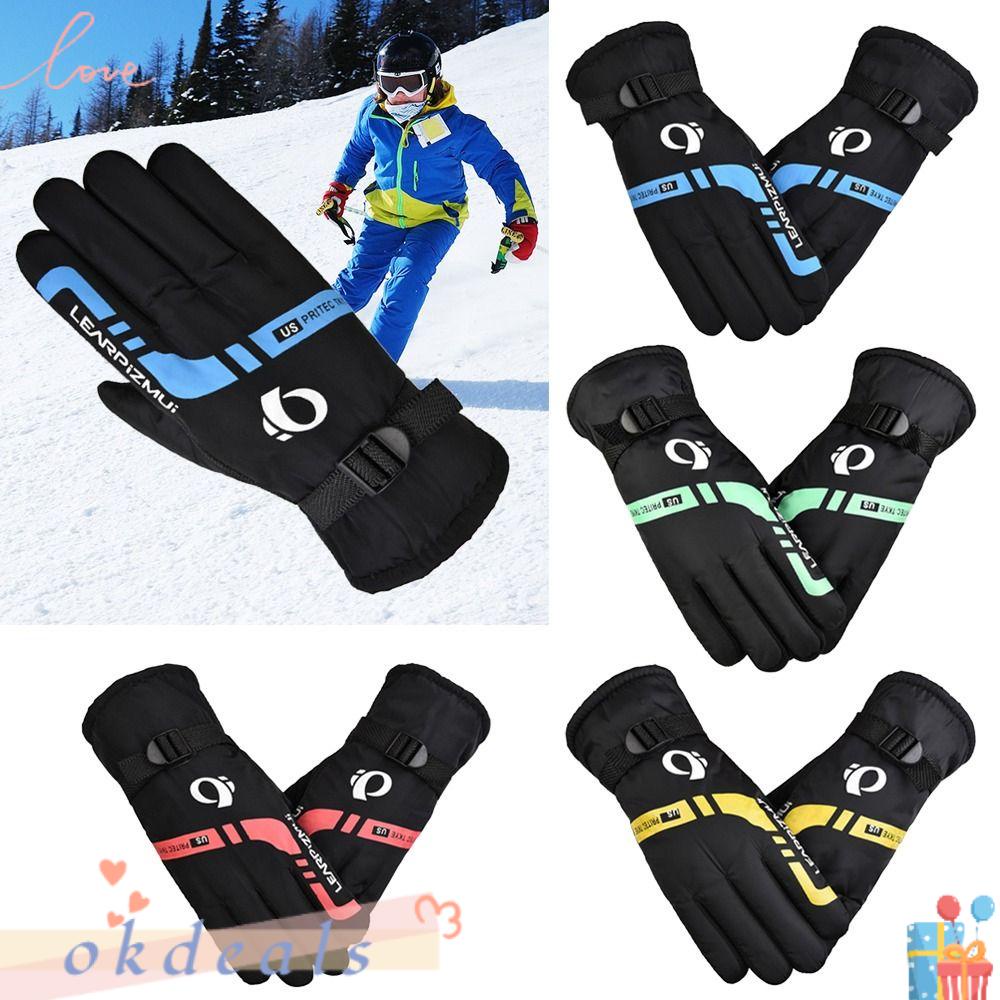 OKDEALS Găng Tay Trượt Tuyết Dày Dặn Ấm Áp Thoải Mái Chống Gió / Thấm Nước Cho