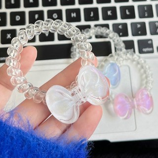 Dây Cột Tóc Co Giãn Hình Hello Kitty / Ếch Dễ Thương Cho Nữ
