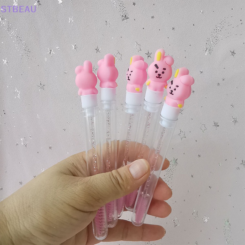 [Cxsteau] 1 Cọ Chải Lông Mi Ống Lông Mày Trái Tim Thay Thế Chống Bụi Có Thể Tái Sử Dụng