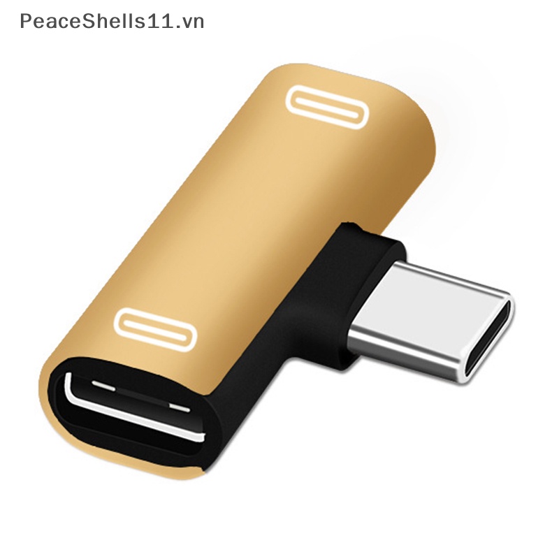 Đầu Chia Cổng USB Type C Gắn Tai Nghe Tiện Dụng