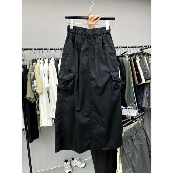 Chân Váy Chữ A Lưng Cao Phối Dây Rút Phong Cách Retro Thời Trang Mùa Hè Hàng Mới Dành Cho Bạn Nữ