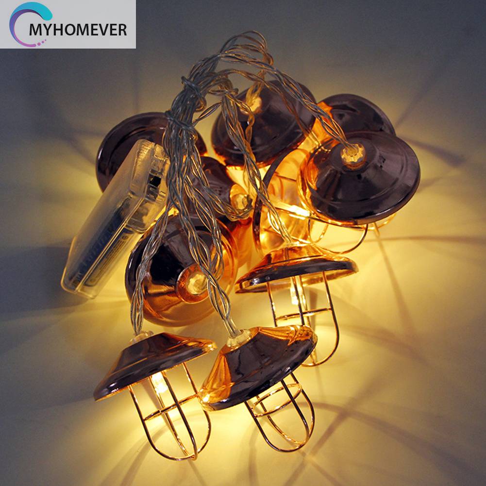 Dây Đèn Cắm Trại Chống Nước IPX4 50LM Phong Cách Retro