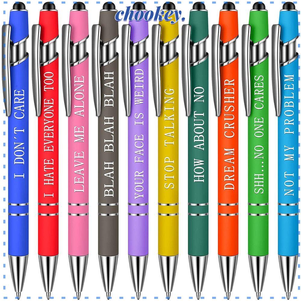 CHOOKEY Bút Mực Gel Kiểu Dáng Ngộ Nghĩnh Chất Lượng Cao