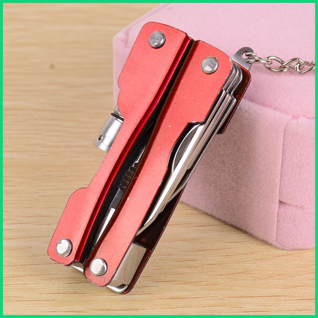 Bộ Kìm Đa Năng Mini Bằng Thép Không Gỉ Có Thể Gấp Gọn Tiện Lợi