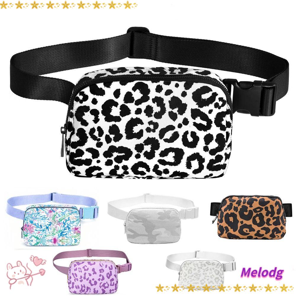 MELODG Túi Đeo Chéo Ngực / Thắt Lưng Bằng Nylon Chống Nước Có Khóa Kéo Tùy Chỉnh Kích Thước Nhỏ Gọn Thời Trang Thể Thao