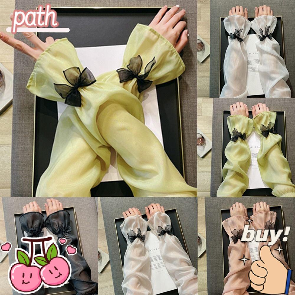 PATH Găng Cánh Tay Chống Nắng Và Tia UV Phối Ren Thoáng Khí Thời Trang Mùa Hè