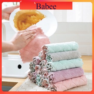 Khăn lau đa năng AMIZIN Khăn lau bếp đa năng cotton siêu thấm Set 10 chiếc Babee