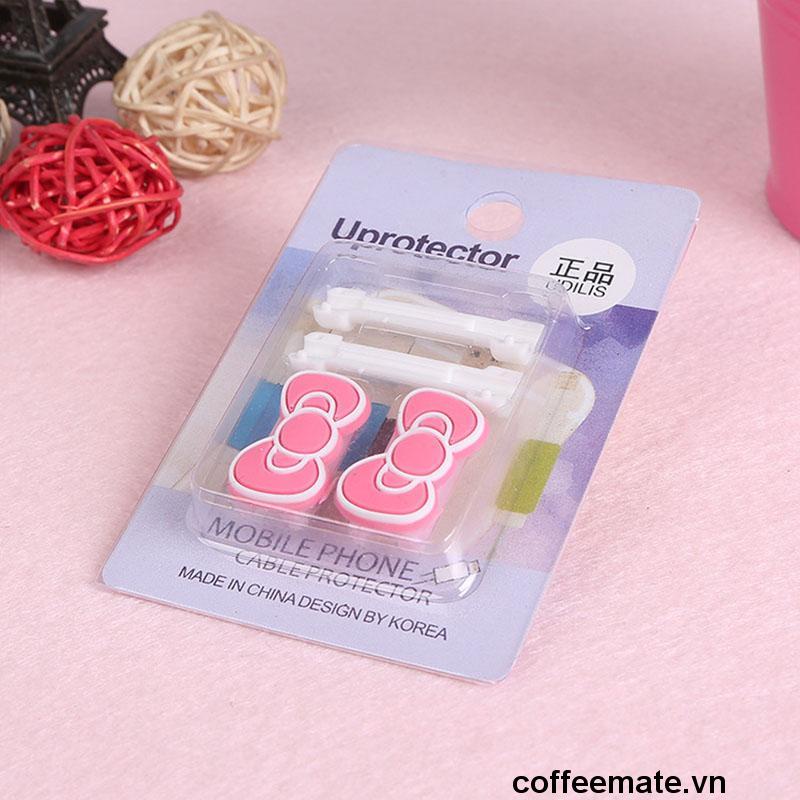 ⚡Nút Gắn Bảo Vệ Dây Cáp Sạc, Tai Nghe Hình Thú Hoạt Hình Ngộ Nghĩnh