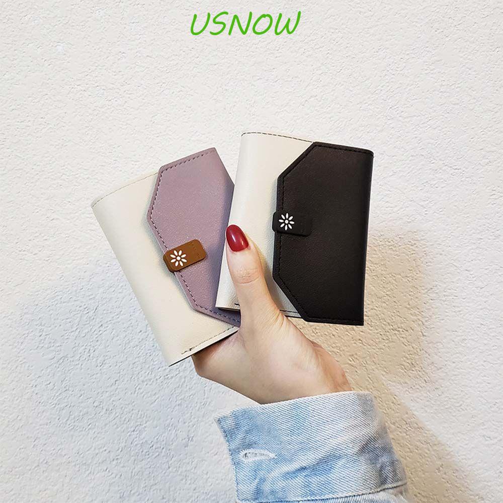 USNOW Ví Da PU Đa Năng In Họa Tiết Xinh Xắn Dành Cho Nữ