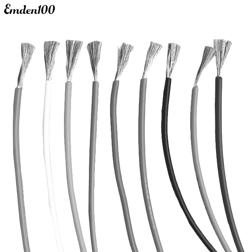 Dây Cáp Silicone 5m Chịu Nhiệt Độ Cao Thân Thiện Với Môi Trường