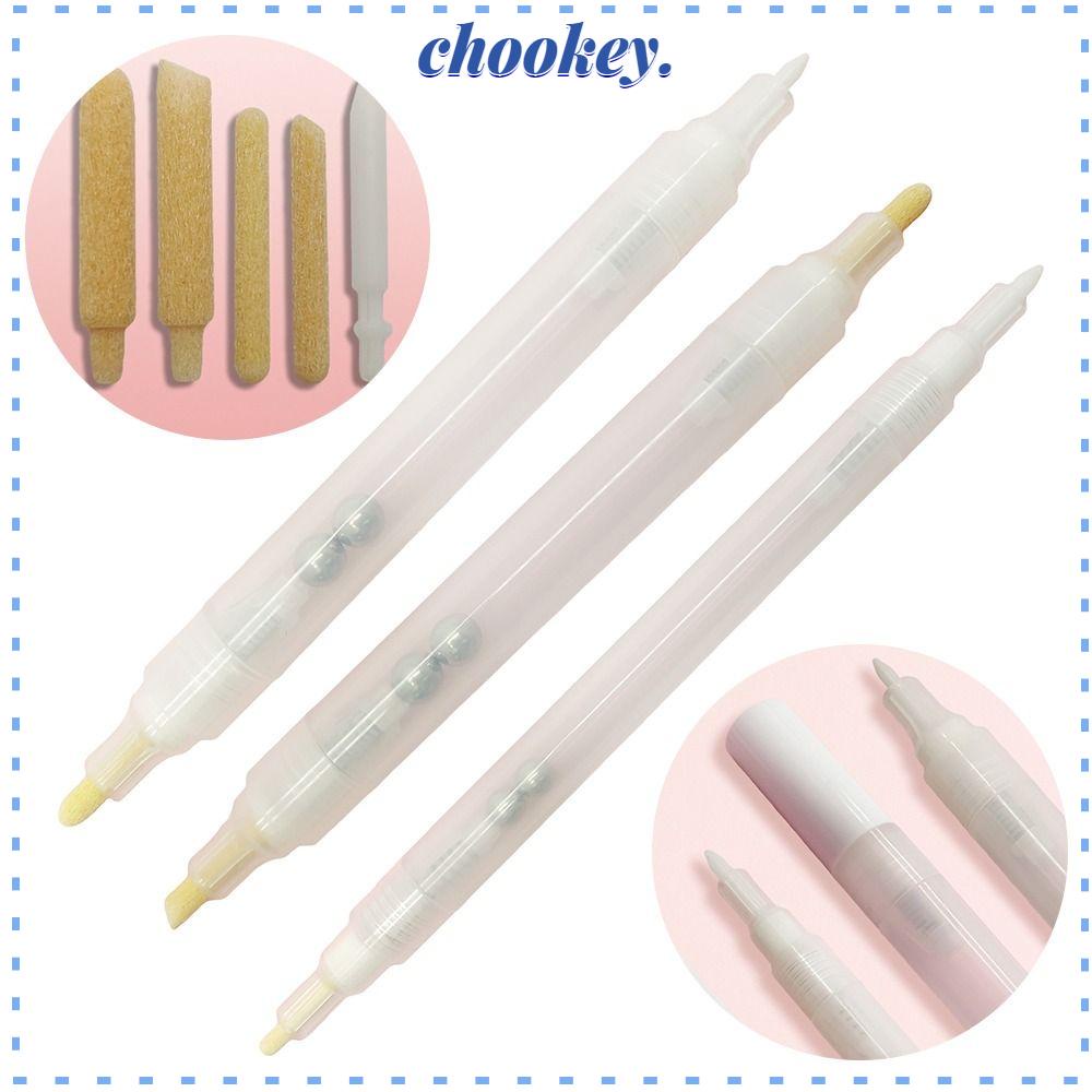 CHOOKEY Bộ 2 Ống Đựng Bút Vẽ Bằng Nhựa