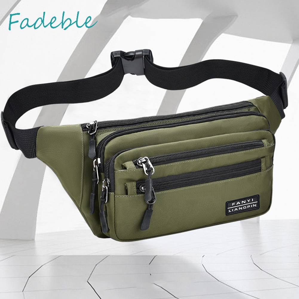 Túi Đeo Chéo Ngực Bằng Da PU 400D Chống Văng Nước Tiện Dụng Mang Theo Du Lịch