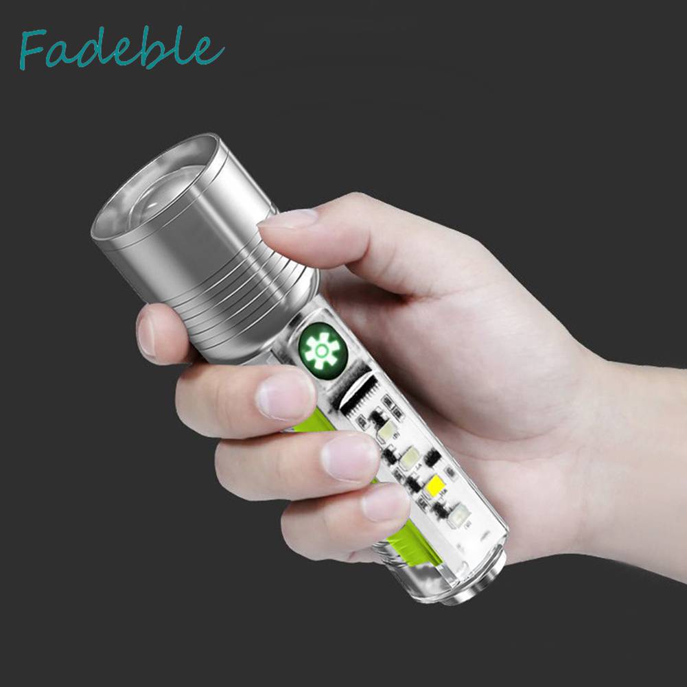 Đèn Pin XHP50 500mAh 800LM Sạc USB Type-C Chống Thấm Nước Tiện Dụng