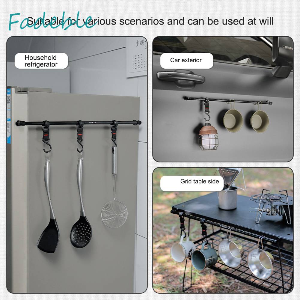 Thanh Nam Châm Treo Dụng Cụ Ăn Uống Bằng Hợp Kim Nhôm Có Thể Tháo