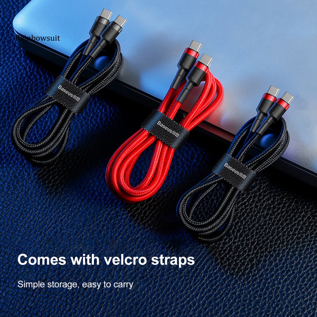 Dây Cáp Sạc Loại C PD30 60W Chống Mài Mòn Thiết Kế Di Động Tiện Dụng