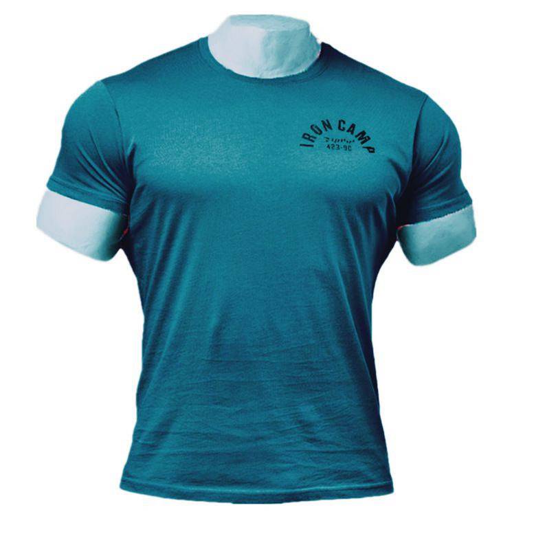 Gasp Fitness Training Short Sleeve T-shirt New Men's Wait Lifting Sports Top Base Half Sleeve Clothing Trendy Clothing Xnr1