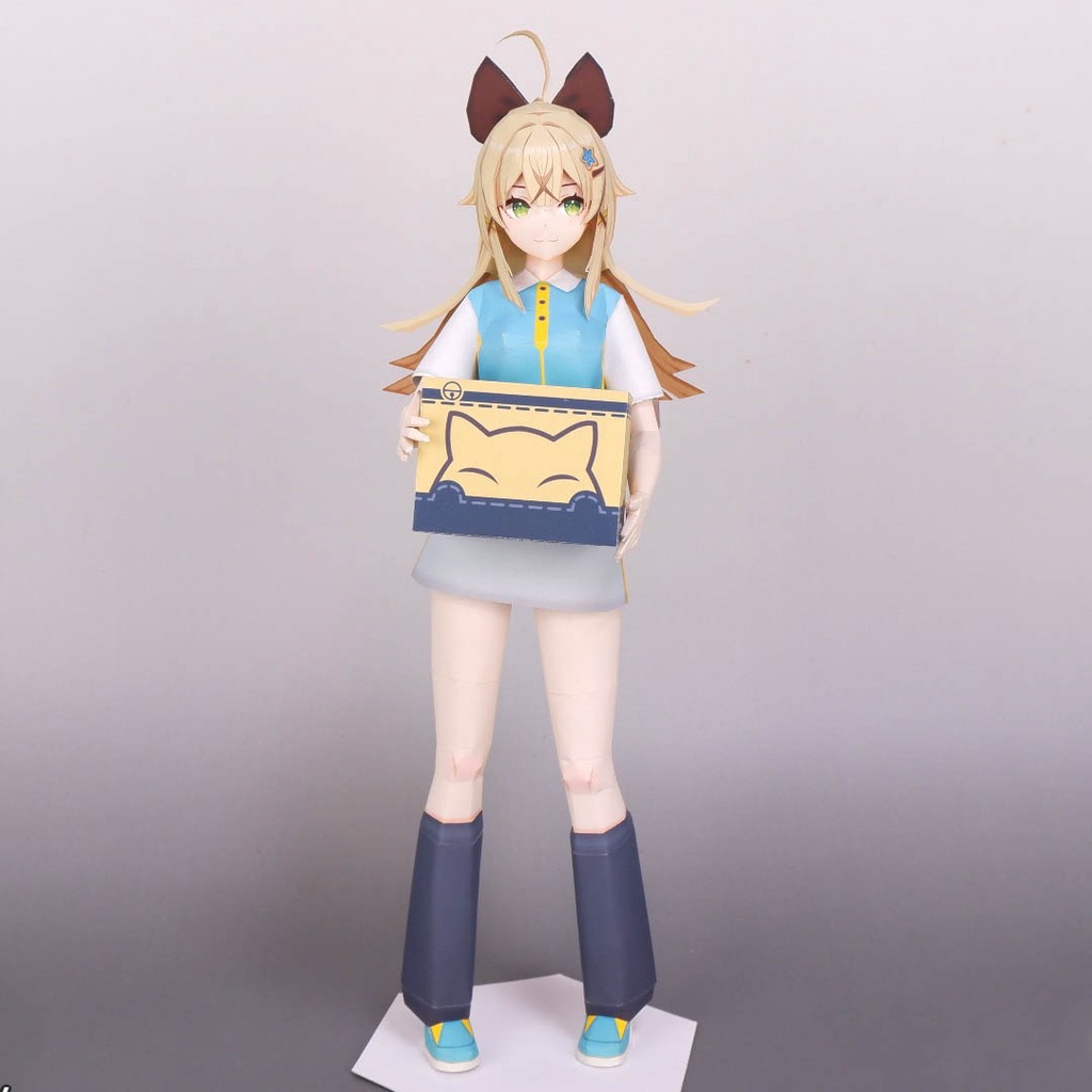 Mô hình giấy anime girl Anime Game  Kirara in School Uniform