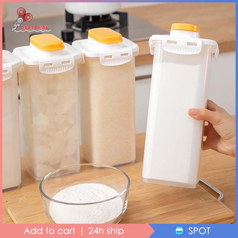 Hộp Đựng Thực Phẩm Kín Khí Trong Suốt Có Nắp Đậy Thiết Thực Dành Cho Nhà Hàng / Nhà Bếp