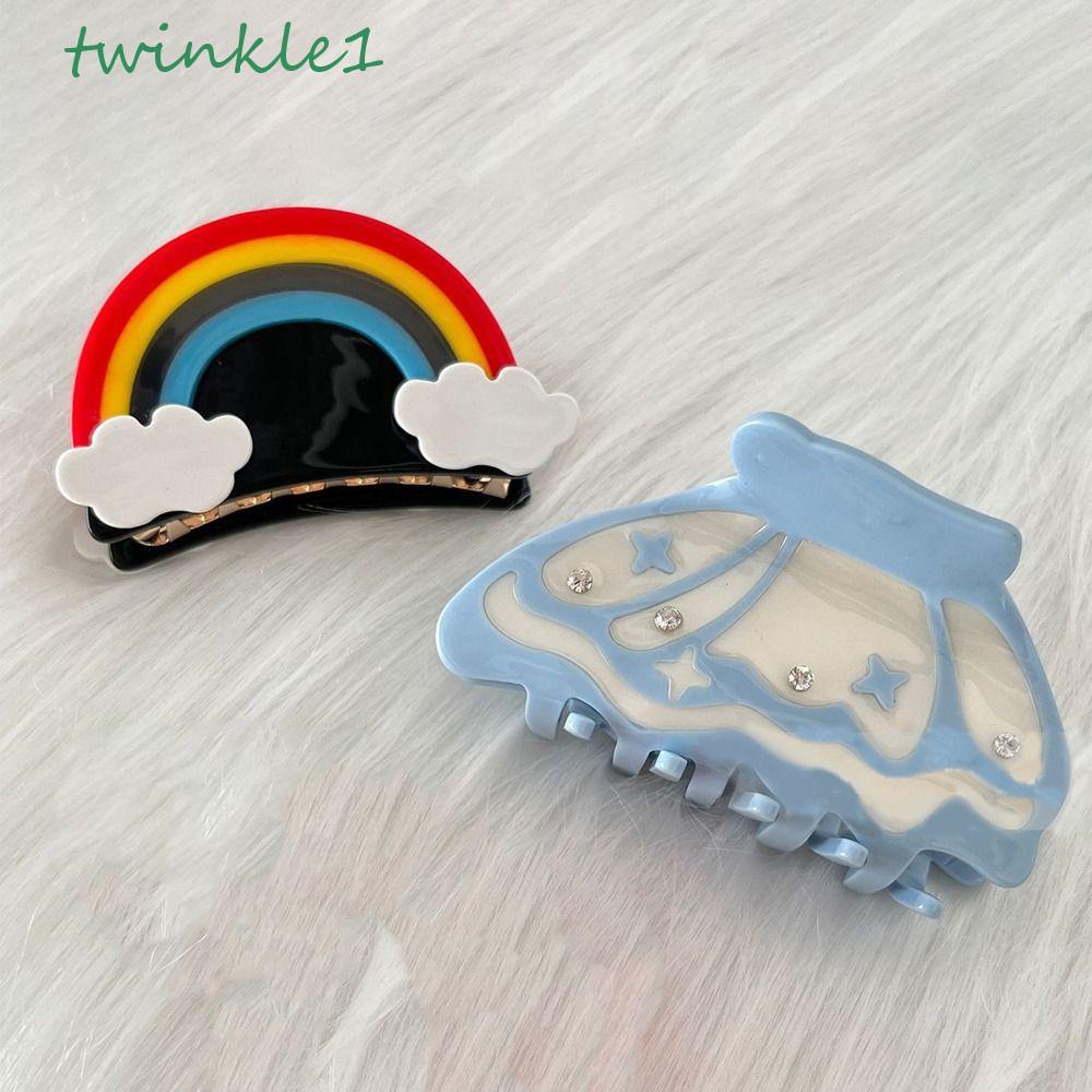 TWINKLE Kẹp Tóc Hình Đám Mây / Bướm Ngọt Ngào Cho Bé Gái