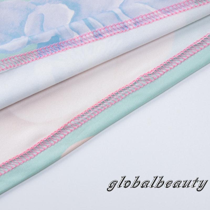 Đầm không tay dáng ôm Hở Lưng Cột Dây In Họa Tiết Hoa Cho Nữ