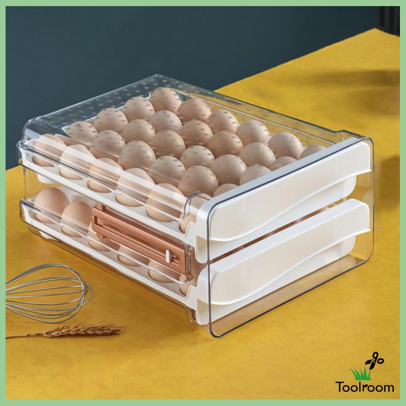 Hộp Đựng Trứng Sức Chứa Lớn Tiện Dụng Cho Tủ Lạnh / Nhà Bếp