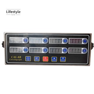 Cal-8b đồng hồ hẹn giờ nấu ăn 8 kênh màn hình lcd dùng cho nhà bếp