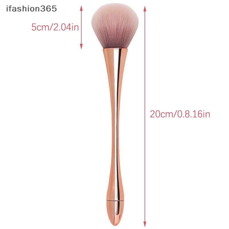 [ifashion365] Cọ Trang Điểm Phủi Bụi Làm Sạch Móng Tay Thiết Kế Thắt Lưng Mỏng Mềm Mại Không Ăn Phấn