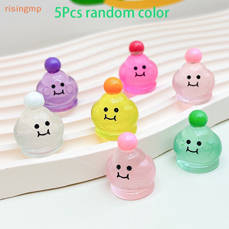 Bộ 5 Mô Hình Đồ Chơi Hoạt Hình Bằng Nhựa Phát Sáng Ban Đêm Trang Trí Bảng Điều Khiển Xe Hơi / Búp Bê DIY