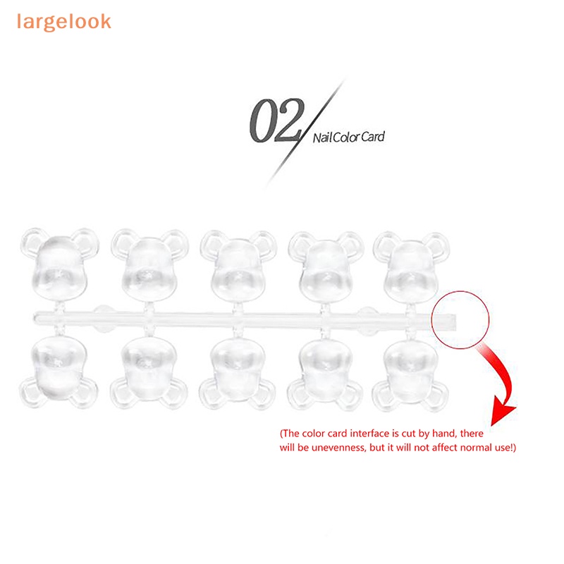 Giá Đỡ Trưng Bày Móng Tay Giả Acrylic Trong Suốt 50 / 60 Màu