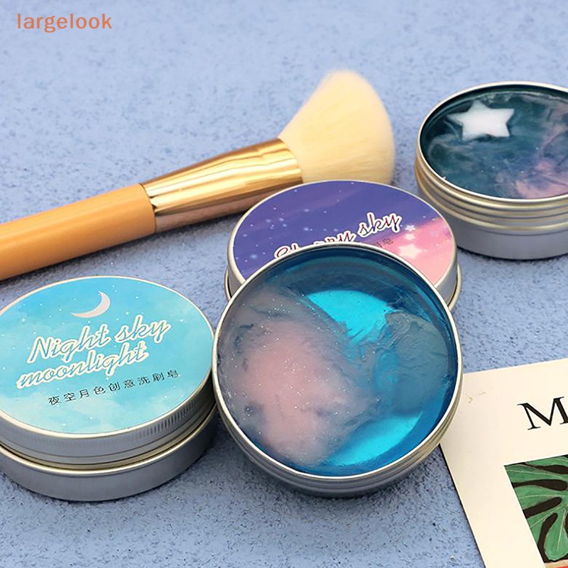 Miếng Silicone Vệ Sinh Cọ Trang Điểm Hình Mặt Trăng